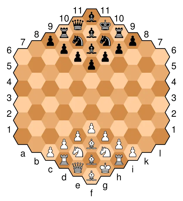 McCooey chess starting position.