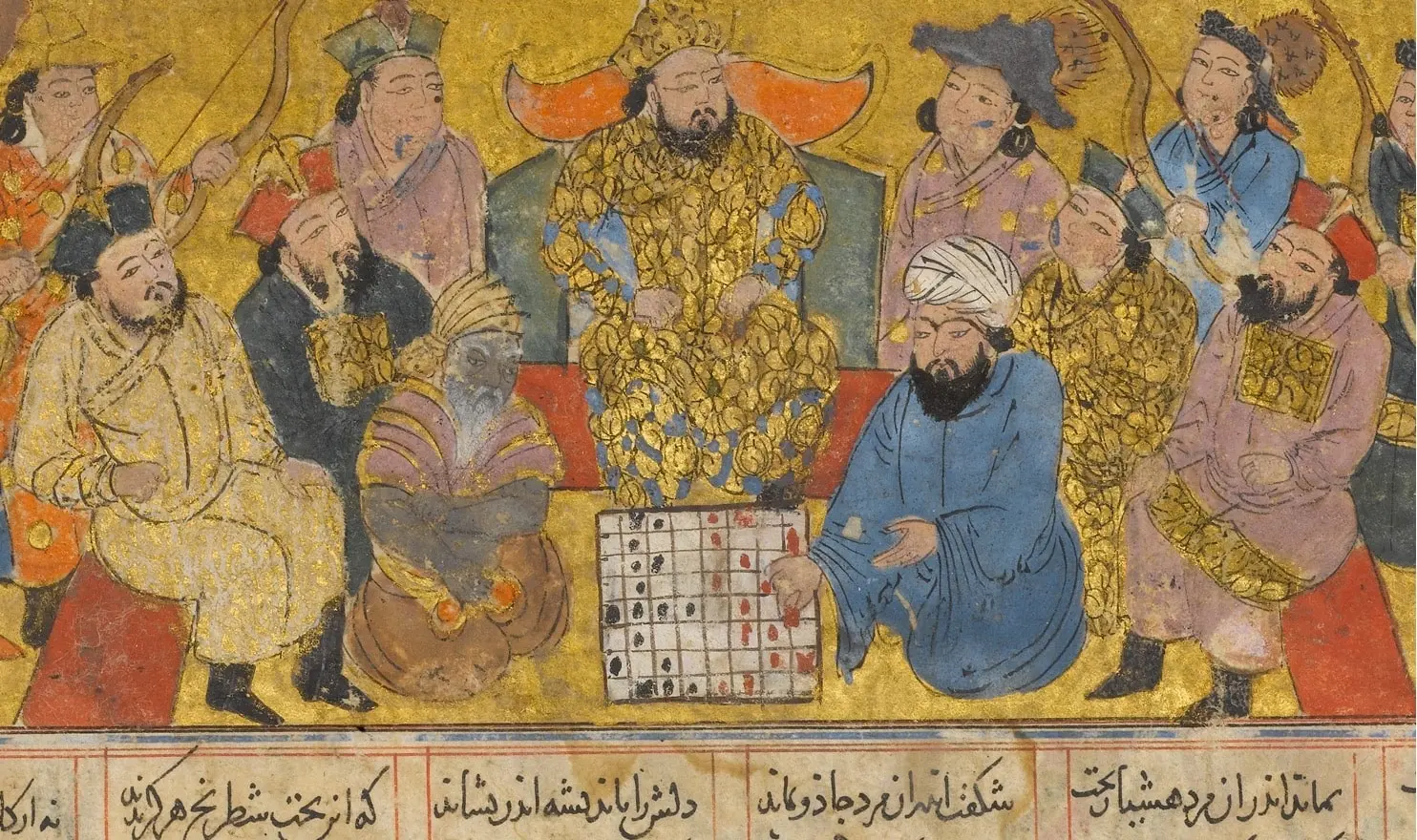 Bozorgmehr masters the game of chess